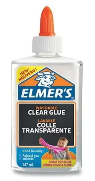 Elmer's Lepidlo průhledné 147 ml / Lepidlo / Transparentní / Vhodné na výrobu slizu (0102/2077929)