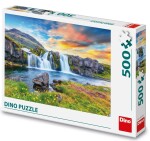 Puzzle Islandský vodopád 500 dílků