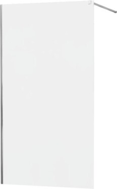 MEXEN - KIOTO Sprchová zástěna WALK-IN 100x200 cm 8 mm, chrom, matné sklo 800-100-101-01-30