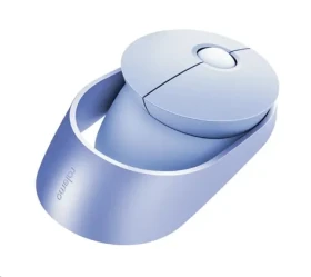 Rapoo Ralemo Air 1 silent Multi-mode fialová / bezdrátová optická myš / 1600DPI / 3 tlačítka / 2.4Ghz / BT 3.0 a 4.0 / (6940056135148)