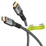 Goobay Ultra High Speed HDMI šedá / HDMI kabel / 0,5 m (64999)