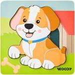 Woody Puzzle Baby - pejsek