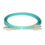 XtendLan FO patch SC-SC / Optický patch kabel / 1 m / 50/125 OM3 duplex / LS0H (FOP-SCSC-D-1-50-OM3)