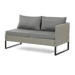 Zahradní sestava, polyratan, šedá, AZS-A1915 GREY