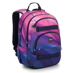 Růžovofialový studentský batoh Topgal VIKI 25032