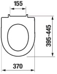 PRIM předstěnový instalační systém s bílým tlačítkem 20/0042 + WC JIKA LYRA PLUS + SEDÁTKO DURAPLAST SLOWCLOSE PRIM_20/0026 42 LY5