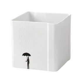 Räder Porcelánový obal na květináč Umbrella, bílá barva, porcelán