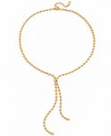 ELENYS Sway – pozlacený náhrdelník 18K žluté zlato Délka: 44+5 cm / max. 49 cm