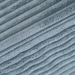 PLUSH NEST PLUSH NEST Dětská polohovatelná lenoška Prémiový modrý manšestr 145 × 35 × 45 cm