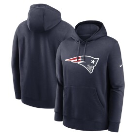 Pánská mikina New England Patriots NFL Nike Club Logo Hoodie Velikost: M