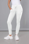 Bílé teplákové kalhoty (CK01-1) odstíny bílé XL (42)