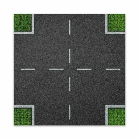 BRIXIES Plus 225.007 Designová podložka na stavění - křižovatka 25,5 x 25,5 cm