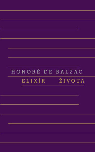 Elixír života - Honoré De Balzac - e-kniha