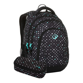 Bagmaster SET SUPERNOVA 23 A studentský set - černo tyrkysový Černá 34 l 191685