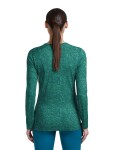 ICEBREAKER Wmns Merino 200 Oasis LS Crewe Moss BloomAOP, Fresh/Tidal Teal/Aop (vzorek) velikost: S