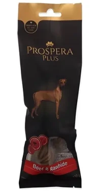 PROSPERA Plus Žvýkací tyčinka hovězí a surová kůže / Pro psy / 15 cm / 1 ks / Superpremium (1514-17083)