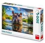 Puzzle 500 Roztomilý hroch