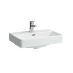 Laufen - Pro S Umyvadlo 55x38 cm, 3 otvory pro baterii, s LCC, bílá H8129524001081