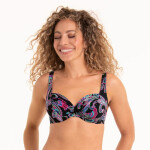 Style Hermine Top Bikini - horní díl 8744-1 black - RosaFaia 001 black 38D