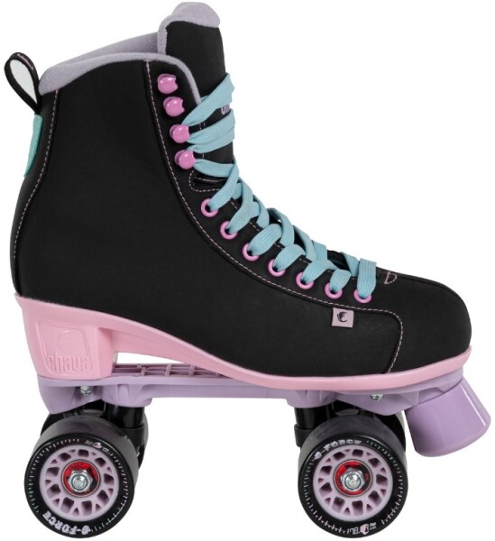 Kolečkové brusle Powerslide Chaya Quad Melrose, Black/Pink Velikost EUR: 36