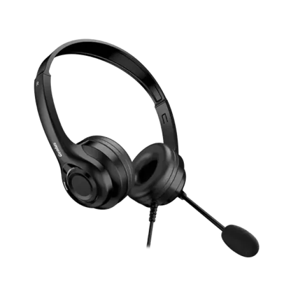 Genius HS-235U AI černá / Sluchátka / Mikrofon / USB-A/C / Copilot AI (31710036401)