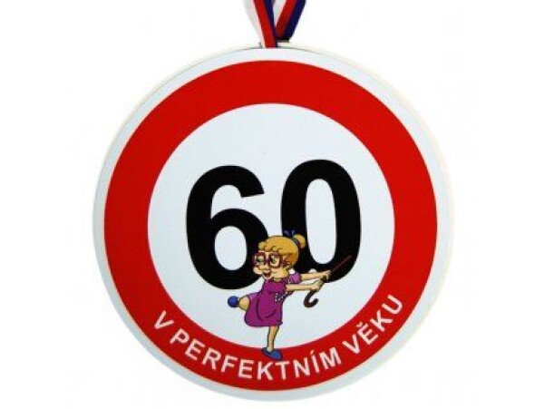 Medaile k 60. narozeninám pro ženu originální dárek k jubileu