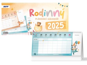 Stolní kalendář 2025 MFP - Rodinný plánovací