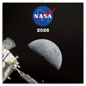 Kalendář 2026 poznámkový: NASA 30 x 30 cm