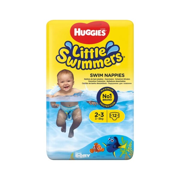 Huggies Little swimmers 2-3, 3-8 kg, 12 ks