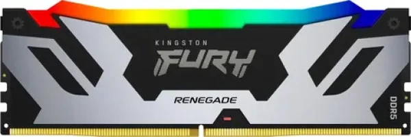 Kingston FURY Renegade RGB Silver 16GB DDR5 6400MHz / DIMM / CL32 / 1.4V / RGB / XMP (KF564C32RSA-16)