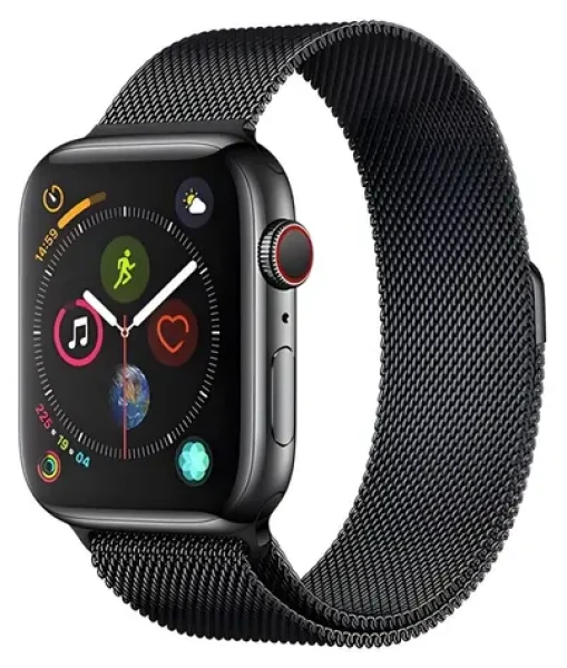 Devia Elegant Series Milanese Loop 44/45/46 mm Space Black / Řemínek Apple Watch (6938595325083)