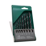 Vrtáky do dřeva spirálové, ø 3,0 mm - ø 10 mm, STALCO, set.8 ks