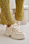 Dámské tenisky na masivní podešvi světle béžové Nevela 40