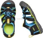 Dětské sandály Keen Seacamp II CNX youth black/brilliant blue Velikost: 36