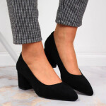 Sergio Leone W SK358A černé lodičky na podpatku 40