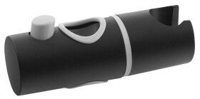 SAPHO - Držák pro sprchovou tyč 25, ABS/černá mat NDSL435