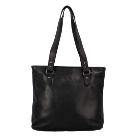 Dámská kožená praktická taška Sylva, černá