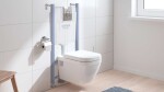 GROHE - Solido Set předstěnové instalace, klozetu Euro Ceramic a sedátka softclose, tlačítko Arena Cosmopolitan, chrom 39700000