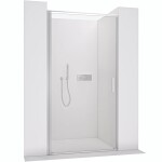 CERANO Sprchové otočné dveře Porte L/P - 8 mm - chrom, transparentní sklo - 100x195 cm