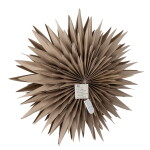 Bloomingville Závěsná svíticí hvězda Elijas Brown 50 cm, hnědá barva, papír