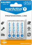 EverActive Professional Line nabíjecí baterie AAA (R03) 1050 mAh 4ks / Ni-MH (EVHRL03-1050)