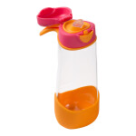 B.box Sport láhev na pití 600 ml - růžová/oranžová