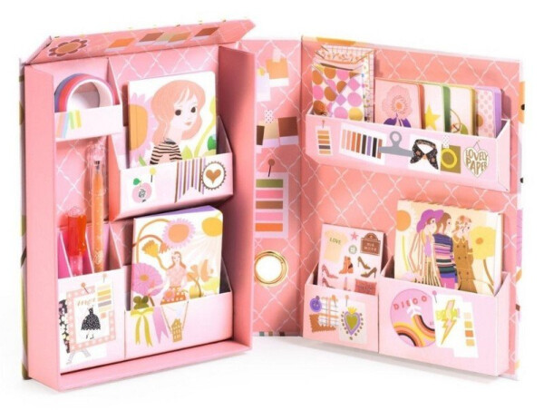 DJECO Psací sada Tinou růžová