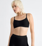 Dámský top GO Daily Cotton Top - BLACK - černý 0004 - SLOGGI BLACK S