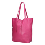 Luxusní dámská kožená kabelka Jane, fuchsiová