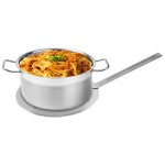 Podložka na indukci nerez s odjímatelnou rukojetí pr. 20 cm