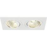 Paulmann 92907 Whirl LED vestavné svítidlo, LED, pevně vestavěné LED, 4.9 W, hliník (kartáčovaný), saténová, sada 3 ks