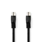 Nedis DIN Audio kabel DIN 5pinová (M) - DIN 5pinová (M) 2.00 m černá (CAGL20000BK20)
