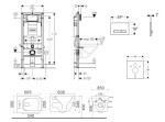GEBERIT - Duofix Set předstěnové instalace, klozetu Arkas I a sedátka softclose, tlačítko Sigma50, chrom/alpská bílá SANI11CA3155