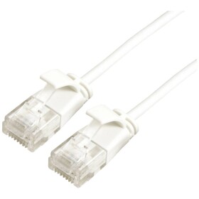Roline 21.15.0982 RJ45 síťové kabely, propojovací kabely CAT 6A U/UTP 2.00 m bílá nestíněný, bez halogenů, samozhášecí 1 ks